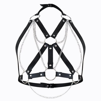 Женская портупея Art of Sex - Aiden Leather harness, Черная SO8397 фото