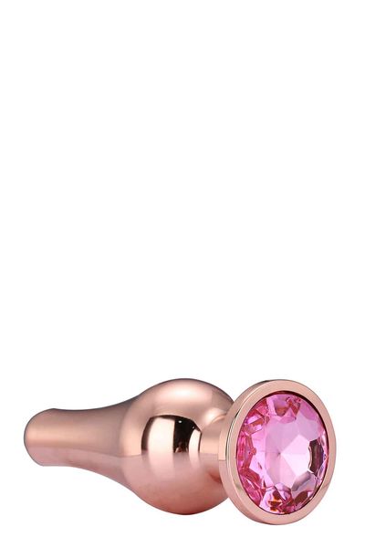 DT21826 анальна пробка конічної форми Dream Toys GLEAMING LOVE ROSE GOLD PLEASURE PLUG S DT21826 SafeYourLove