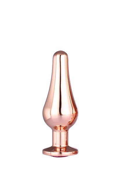 DT21826 анальна пробка конічної форми Dream Toys GLEAMING LOVE ROSE GOLD PLEASURE PLUG S DT21826 SafeYourLove