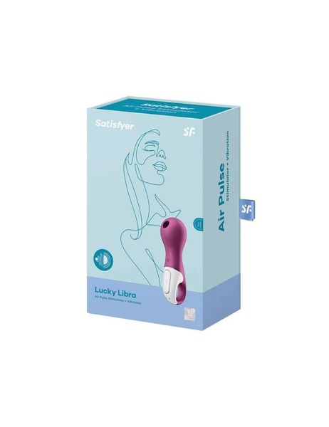 Вібромасажер із вакуумною стимуляцією Satisfyer Lucky Libra SO6133 SafeYourLove