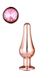 DT21826 анальна пробка конічної форми Dream Toys GLEAMING LOVE ROSE GOLD PLEASURE PLUG S DT21826 фото 1 Safeyourlove