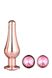 DT21875 набір анальних пробок конічної форми Dream Toys GLEAMING LOVE PLEASURE SET ROSE GOLD DT21875 фото 4 Safeyourlove