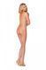Bodystocking w kolorze z ażurowym splotem w pionie Casmir CA004, kolor Nude