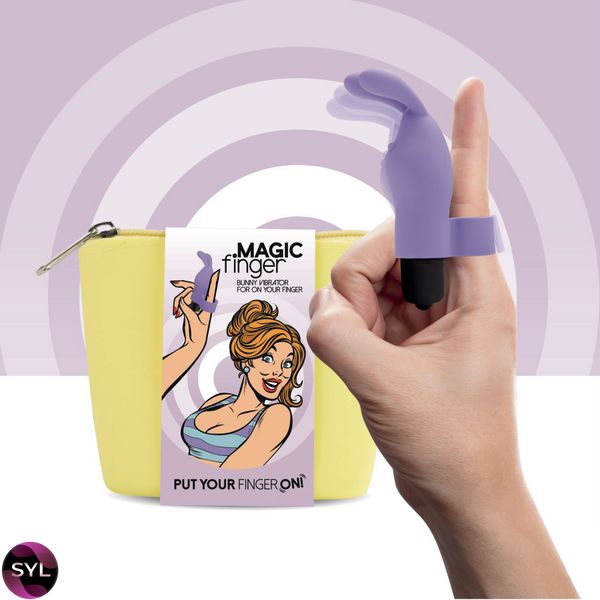 Вибратор на палец FeelzToys Magic Finger Vibrator Purple SO4435 фото
