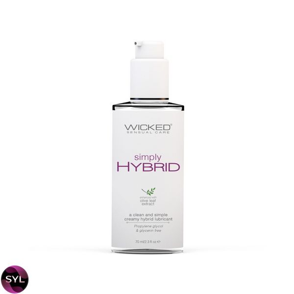 Лубрикант на водній/силіконовій основі WICKED SIMPLY HYBRID 70ML T252140 SafeYourLove