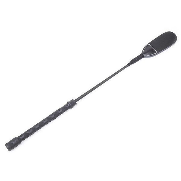 Стек DS Fetish экокожа Whip PU Leather riding crop, черный, 45 см 292401134 фото