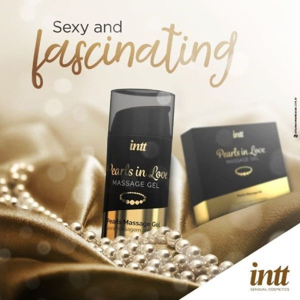 Набор для интимного массажа Intt Pearls in Love, 15 мл, с гелем и жемчужным ожерельем IN15370 фото