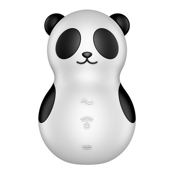 Satisfyer Pocket Panda wibrujący stymulator pr&oacute;żniowy, 12 tryb&oacute;w wibracji, 11 poziom&oacute;w podciśnienia