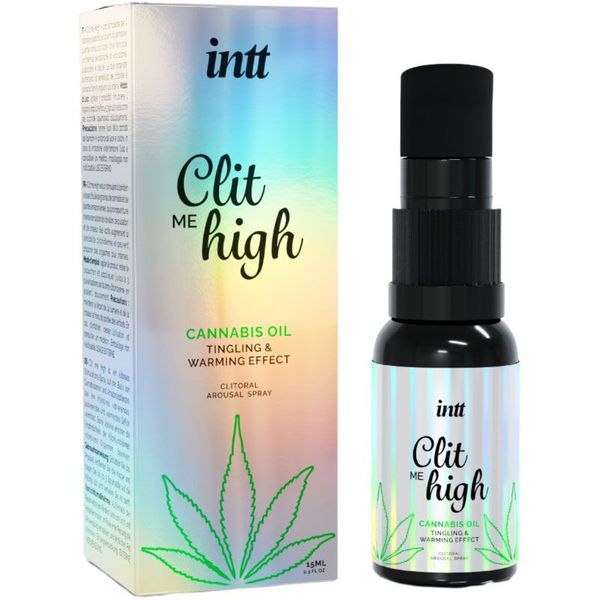 Возбуждающий гель для клитора Intt Clit Me On High Cannabis Oil 15 мл, сильная стимуляция SO8394 фото