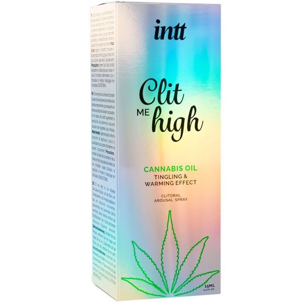 Pobudzający żel do łechtaczki Intt Clit Me On High Cannabis Oil 15 ml, silna stymulacja