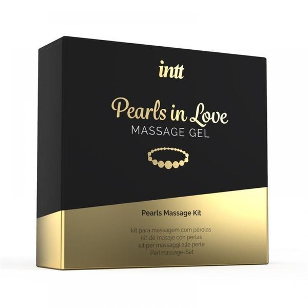 Набор для интимного массажа Intt Pearls in Love, 15 мл, с гелем и жемчужным ожерельем IN15370 фото