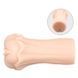 Beżowy realistyczny masturbator waginalny Crazy Bull, 14 x 4,6 cm