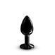Металлическая анальная пробка с украшением в виде кристалла Dorcel - Diamond Plug, цвет Black, размер S SO7808 фото