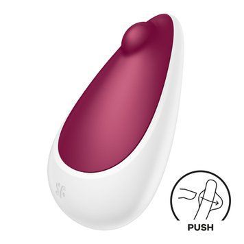 Wibrator Satisfyer Spot On 3 Berry, kompaktowy i mocny, 12 tryb&oacute;w