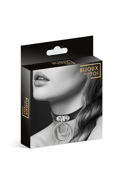 Чокер з двома кільцями Bijoux Pour Toi - TWO RINGS SO1882 SafeYourLove