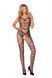 Bodystocking z ażurowym splotem w pionie Casmir CA004, kolor Black