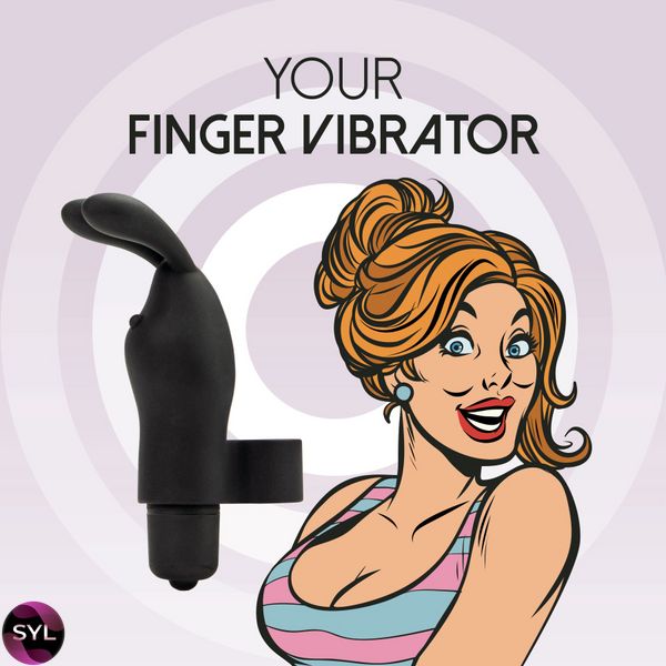 Вибратор на палец FeelzToys Magic Finger Vibrator Black SO4436 фото