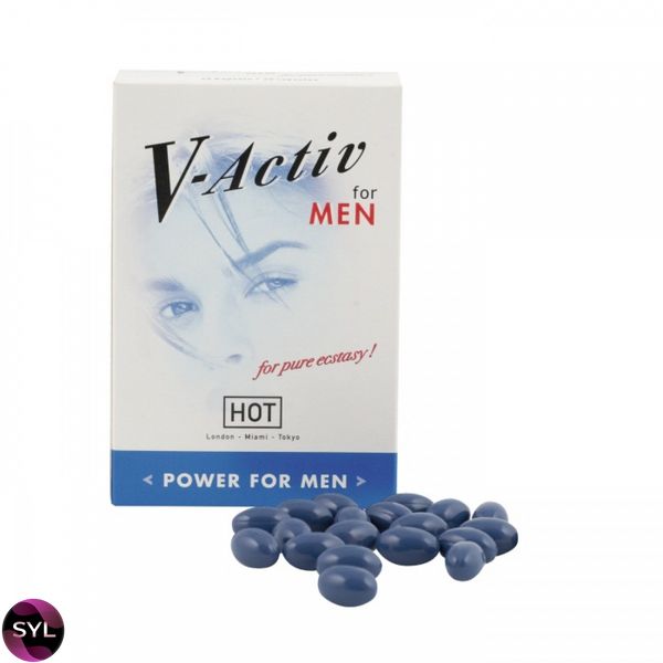 Капсули для потенції HOT V-Activ Caps for men (ціна за упаковку, 20 таблеток)