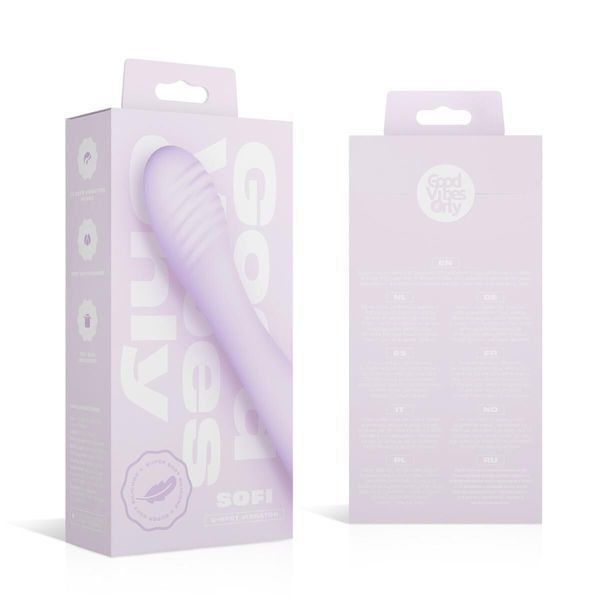 Вібратор Good Vibes Only - SOFI G-Spot Vibrator Soft Silicone - Purple SX3075 SafeYourLove