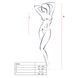 Bodystocking Passion BS035 r&oacute;żowy, body, imitacja topu i majteczek (Wyprzedaż)