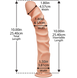 Фаллоимитатор Doc Johnson The D - Ragin D - 10 Inch Without Balls - ULTRASKYN, диаметр 3,8см SO1592 фото 2